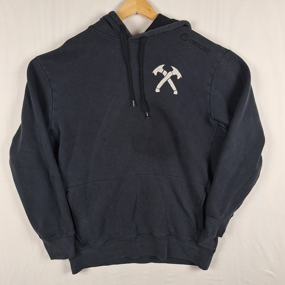 Origin USA The 100 Kilo Hoodie Made in USA Crossed Axes Graphic Black XL